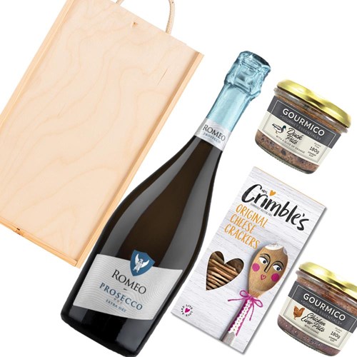 Romeo Prosecco DOC 75cl And Pate Gift Box